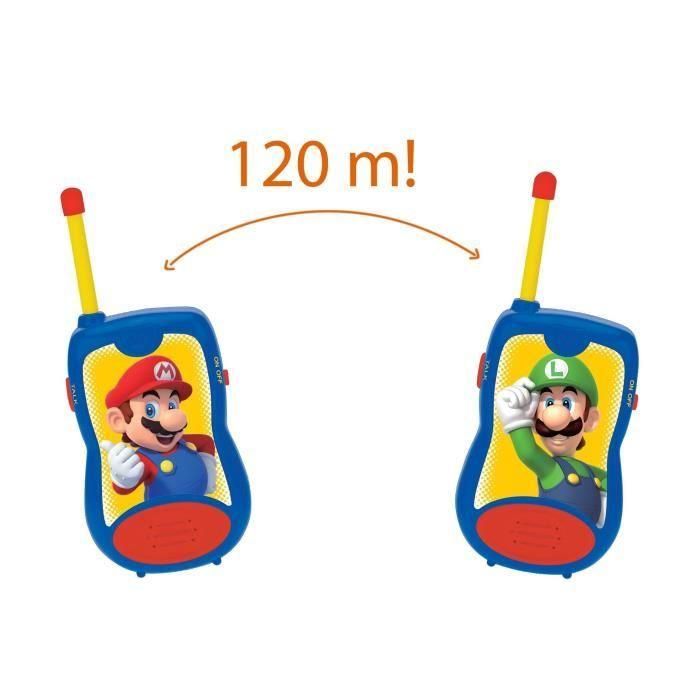 Walkie Talkies 120 M Super Mario Tw12Ni Lexibook 1