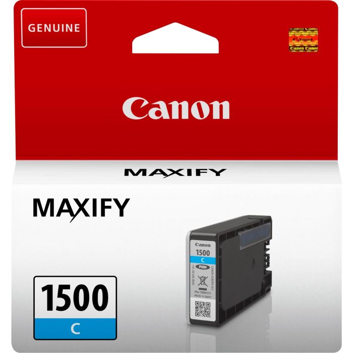 Canon PGI-1500C Tinta Cian para Maxify MB2050, MB2350, MB2150, MB2750, MB2155, MB2755
