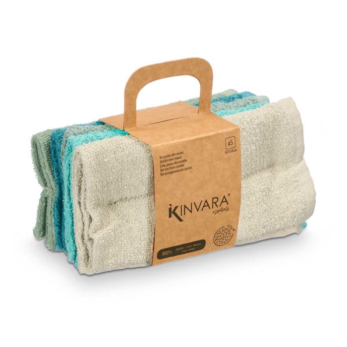 Paño De Cocina Algodon 400 Gr 50X50 Surt 5 Ocres Kinvara (40 Unidades) 2 Paño De Cocina Algodon 400 Gr 50X50 Surt 5 Ocres Kinvara (40 Unidades) 2