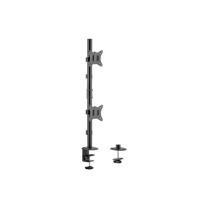 AISENS - SOPORTE DE MESA ECO GIRATORIO E INCLINABLE PARA 2 MONITOR/TV 9KG DE 17-32, NEGRO AISENS - SOPORTE DE MESA ECO GIRATORIO E INCLINABLE PARA 2 MONITOR/TV 9KG DE 17-32, NEGRO