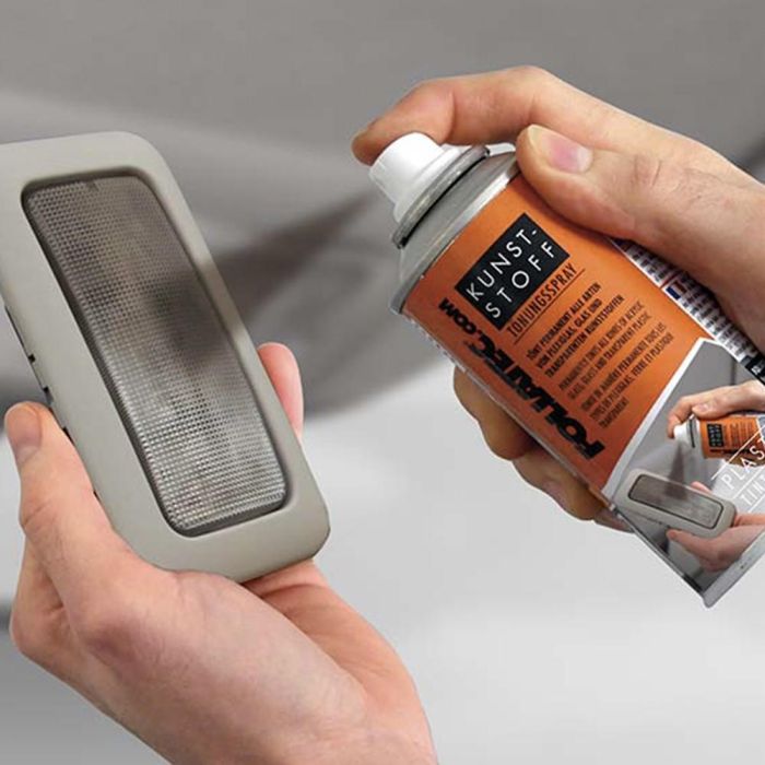 Foliatec FO21010 Tinte en Spray Plástico Gris-Black 150 mL para Iluminación Interior de Coche 1