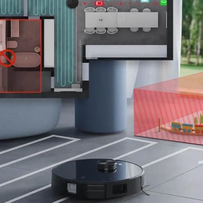 Robot Aspirador y Mopa Conectado con base de succión EZICLEAN I-Bot Z7 Smart - 240 min - 3Kpa - 300m² - 3L 2 Robot Aspirador y Mopa Conectado con base de succión EZICLEAN I-Bot Z7 Smart - 240 min - 3Kpa - 300m² - 3L 2