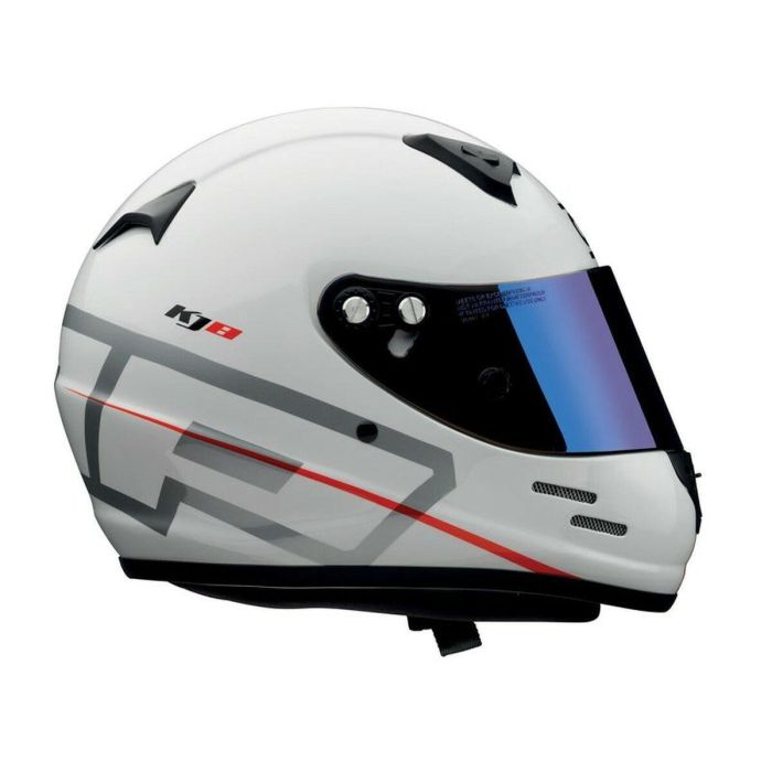 Casco OMP KJ8 EVO XS Blanco 2