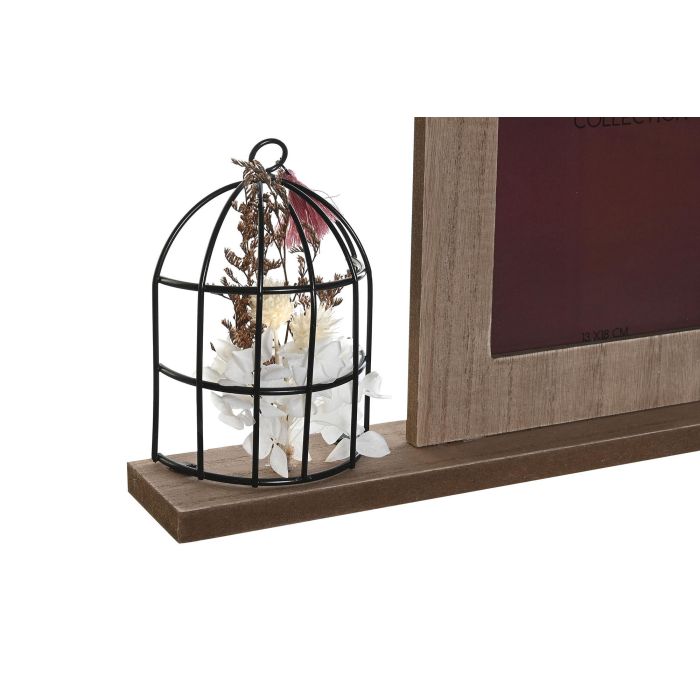 DKD Home Decor Marco Multifoto Shabby Natural Granate 42 x 5 x 24 cm (2 Unidades) 0 DKD Home Decor Marco Multifoto Shabby Natural Granate 42 x 5 x 24 cm (2 Unidades) 0