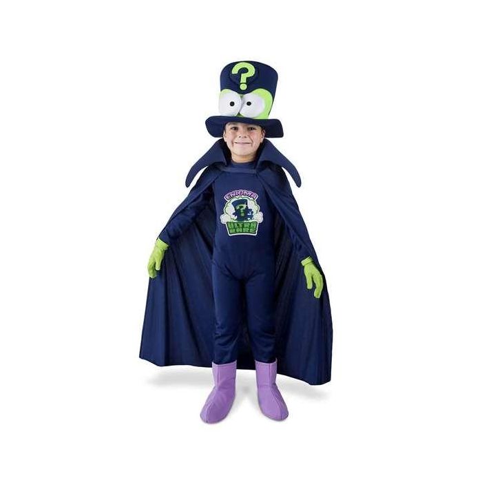 Disfraz enigma con sombrero, mono, capa, guantes y cubrebotas talla 4-5 y 2 Disfraz enigma con sombrero, mono, capa, guantes y cubrebotas talla 4-5 y 2