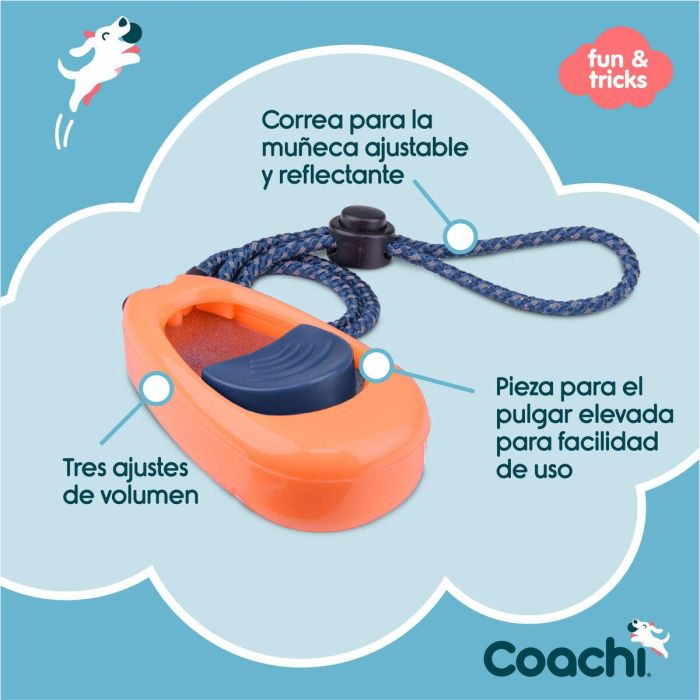 Coachi Multi-Clicker Coral Botón Azul Oscuro 5 Coachi Multi-Clicker Coral Botón Azul Oscuro 5