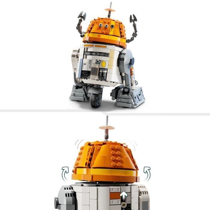 LEGO 75416 Star Wars Set Construcción de Ahsoka, Droide Astromecánico Chopper C1-10P, a partir de 10 años 2