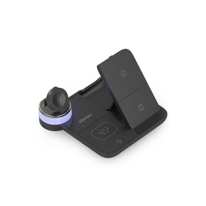 Cargador Inalámbrico Aisens ASCH-15W4WC062-BK Negro 15 W 1