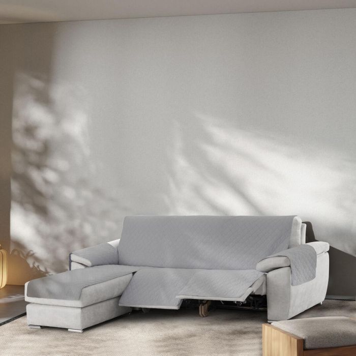 Funda para chaise longue de brazo corto izquierdo Eysa MONTBLANC Gris 100 x 110 x 240 cm 5