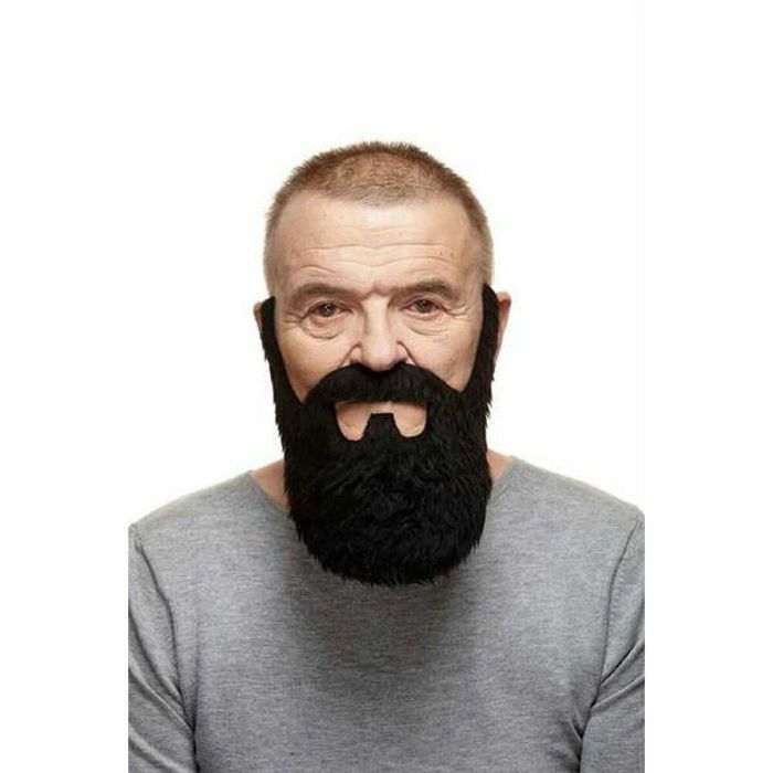 Barba, bigote y cejas adulto talla única Barba, bigote y cejas adulto talla única