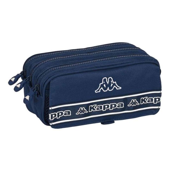 Portatodo Triple Kappa Navy Azul marino (21,5 x 10 x 8 cm)