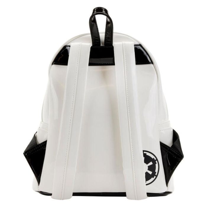 Loungefly Mochila Star Wars Stormtrooper Lenticular con diseño de casco y personajes, licencia oficial 3 Loungefly Mochila Star Wars Stormtrooper Lenticular con diseño de casco y personajes, licencia oficial 3