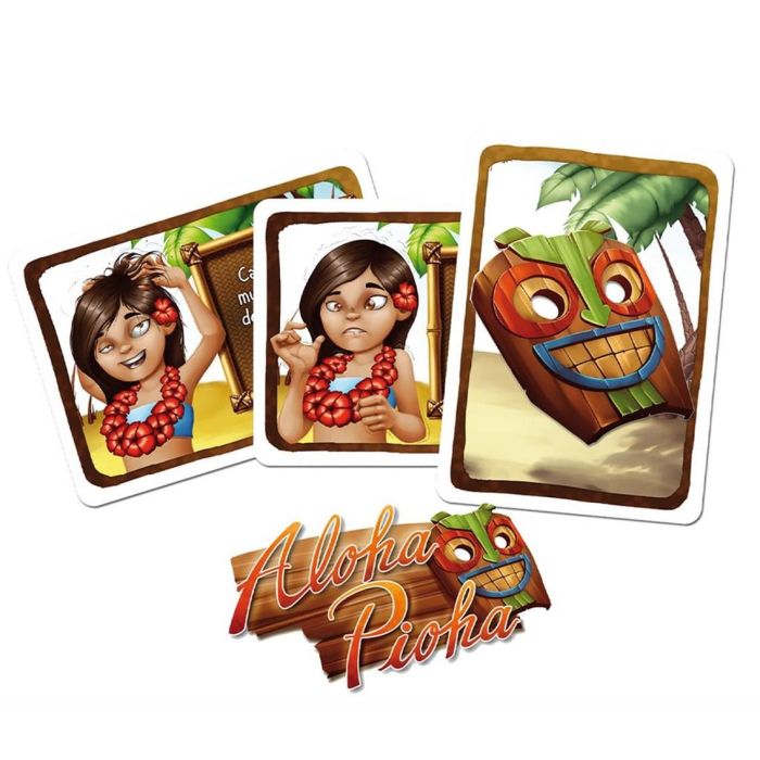Ediciones Primigenio EPAP0002 Juego de Cartas Aloha Pioha para 2 a 4 Jugadores a partir de 8 años 2