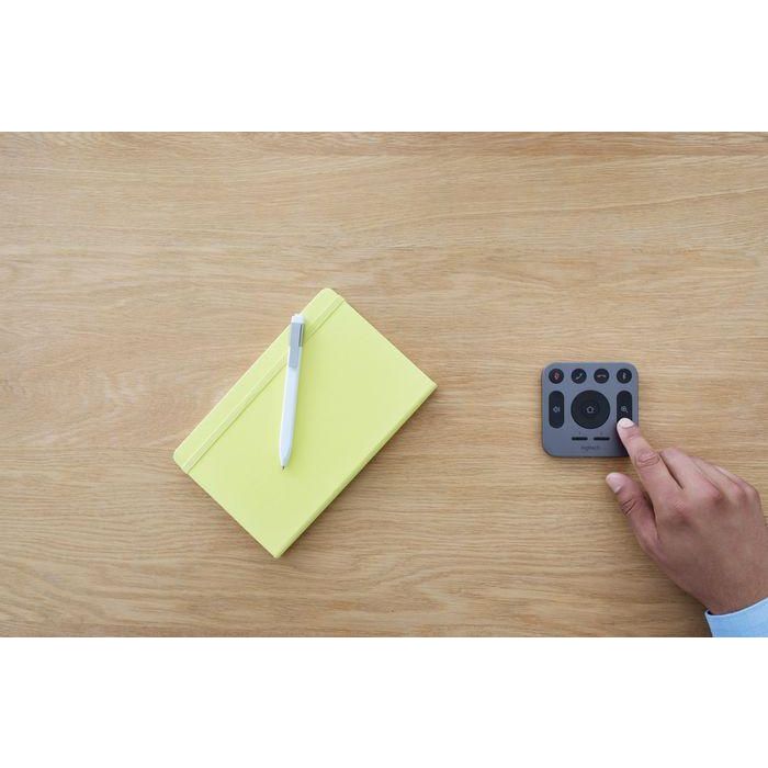 Logitech Control Remoto Inalámbrico para MeetUp, RF, 3.25", Control de Pan/Tilt/Zoom para Reuniones 2