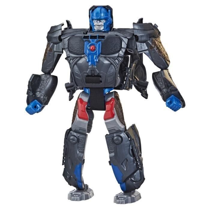 Optimus Primal 2 en 1 Máscara convertible con modo de figurita de 22.5 cm, de 6 años, Transformers: Rise of the Beasts 2 Optimus Primal 2 en 1 Máscara convertible con modo de figurita de 22.5 cm, de 6 años, Transformers: Rise of the Beasts 2