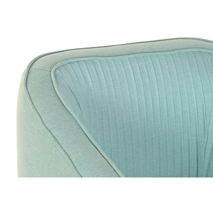 Sillon Scandi DKD Home Decor Verde Jade Dorado 68 x 73 x 70 cm 1