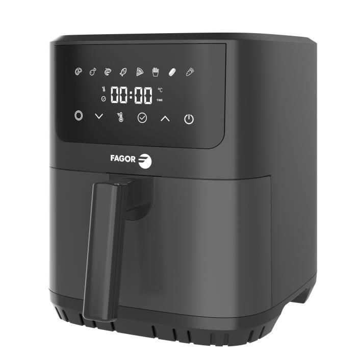 Freidora sin aceite FAGOR Airfryer FGR65 Capacidad 6,5L 8 programas de cocción 1600W 4 Freidora sin aceite FAGOR Airfryer FGR65 Capacidad 6,5L 8 programas de cocción 1600W 4