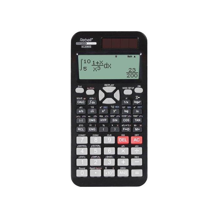 Calculadora Cientifica Rebell 12 Digitos Sc2080S (2 Lineas)