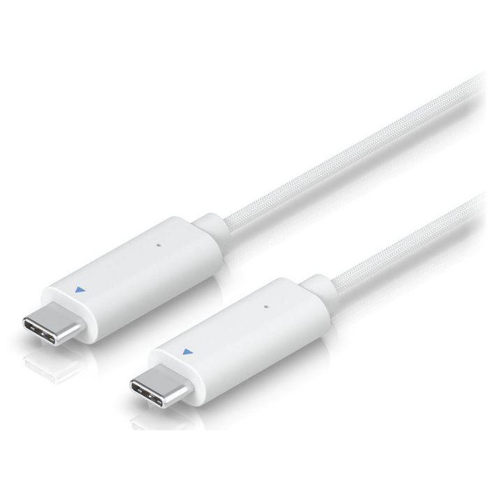 Ubiquiti Cable de Audio AI Theta de Repuesto para AI Theta Hub, 1m (3.3ft), con revestimiento de tejido trenzado PVC, Blanco 3