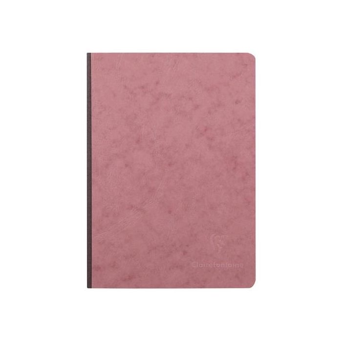 Cuaderno Clairefontaine Age Bag Cosido A5 Liso 96H Rosa Antiguo (Set de 5)