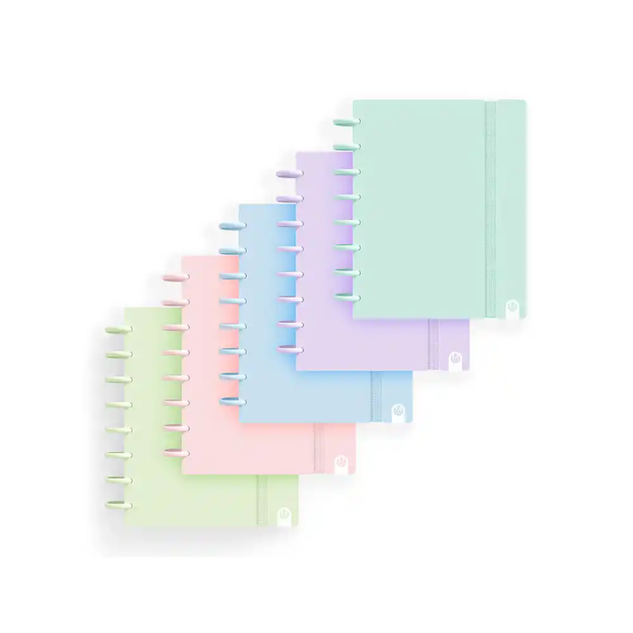 Carchivo Cuaderno Ingeniox Foam A5 80 Hojas Rayado Horizontal Colores Pastel Surtidos Tapa Foam Din A5 217x194x30 mm 1