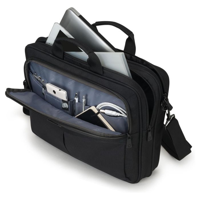DICOTA Eco Top Traveller SCALE Bandolera para portátil de 14-15.6" Negra 3