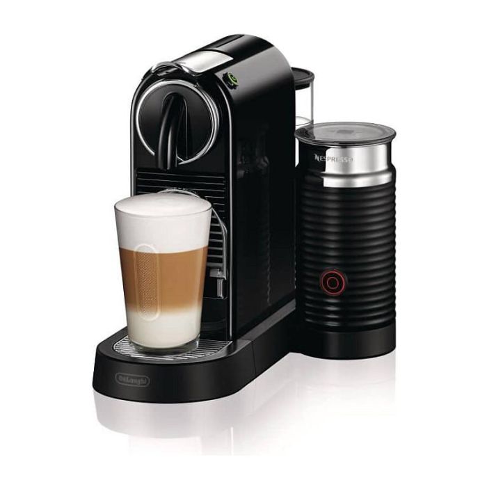 DeLonghi Cafetera Nespresso CitiZ & Milk EN267.BAE Negra con Espumador de Leche