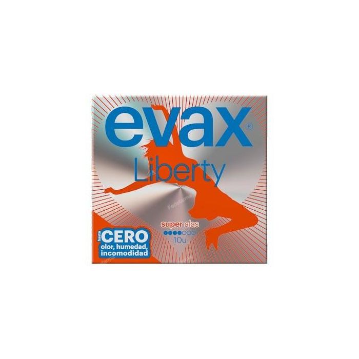 Evax Compresas Higiénicas Liberty Super con Alas 10 Unidades