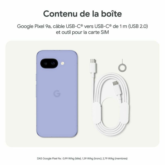 Google Pixel 9a 5G Dual SIM 128GB 8GB RAM Porcelain - Smartphone Android 15, Pantalla 6.3" 120Hz 7 Google Pixel 9a 5G Dual SIM 128GB 8GB RAM Porcelain - Smartphone Android 15, Pantalla 6.3" 120Hz 7