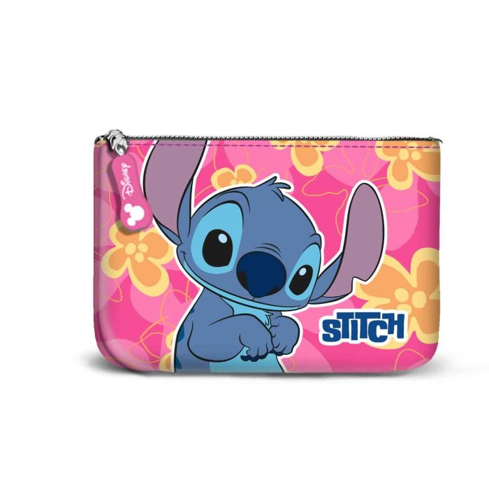 Monedero Cuadrado Pequeño Cute Disney Lilo y Stitch Rosa