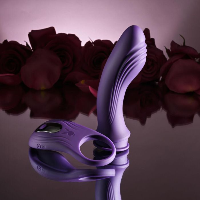 Anillo para el Pene Playboy Playboy Morado 14