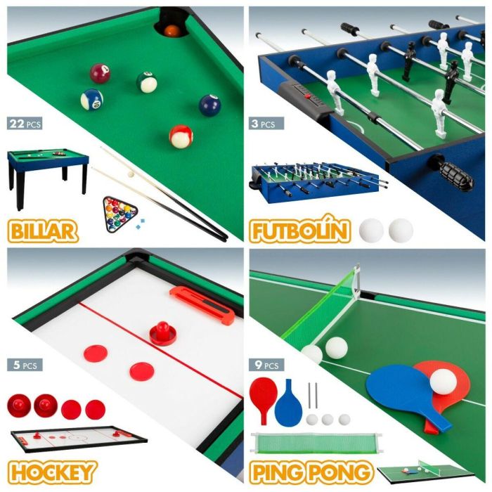Mesa multijuegos 12 en 1 - 107x61 cm 4 Mesa multijuegos 12 en 1 - 107x61 cm 4