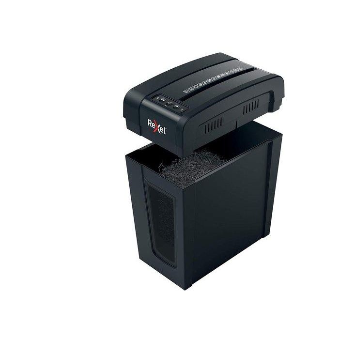 Rexel Destructora de documentos Secure X8-SL de partículas P4, 8 hojas, destruye grapas y clips