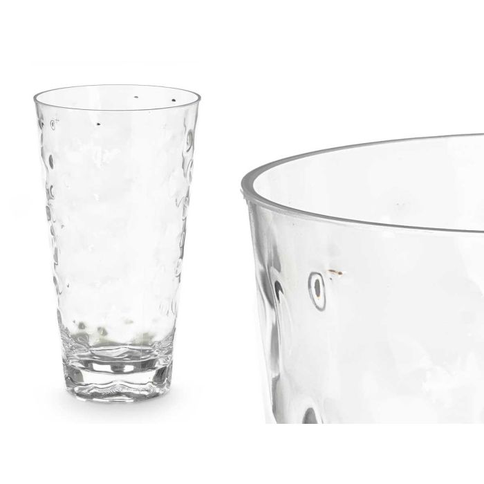 Leknes Vaso Alto Plástico Puntos 580 ml Transparente 9x16.1x9 cm (24 Unidades) 1 Leknes Vaso Alto Plástico Puntos 580 ml Transparente 9x16.1x9 cm (24 Unidades) 1