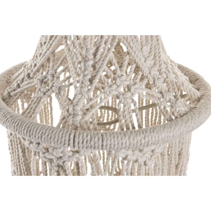 Pantalla de Lámpara Home ESPRIT Macramé Urbano 25 x 25 x 108 cm 1