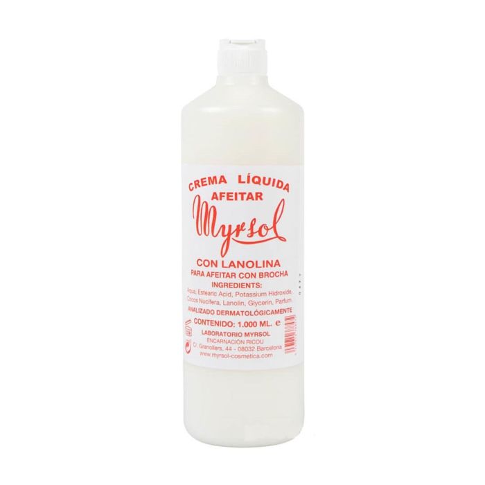 Myrsol Lanolina crema liquida afeitar 1000 ml Myrsol Lanolina crema liquida afeitar 1000 ml