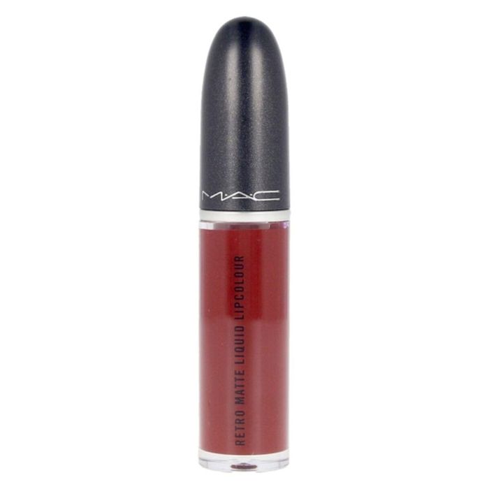 MAC RETRO MATTE Liquid Lip Colour #Carnivorous - Labial Líquido Mate, Pigmentación Intensa 1