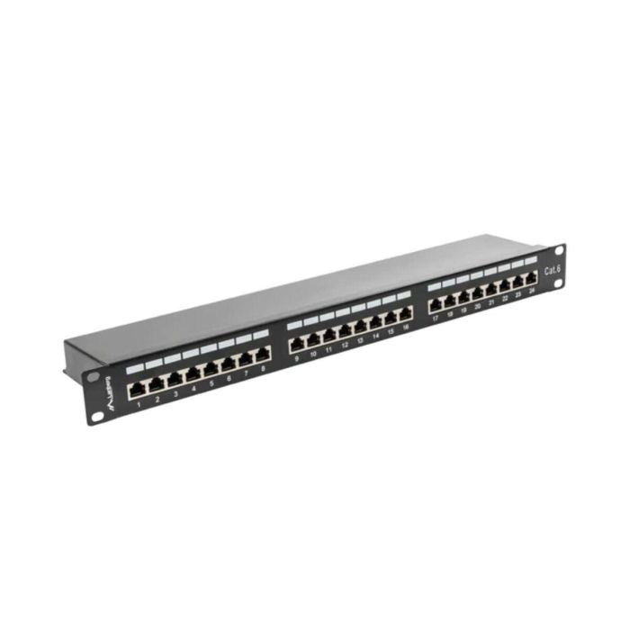 Patch Panel 24 Puertos UTP Categoría 6 Lanberg PPS6-1024-B 2