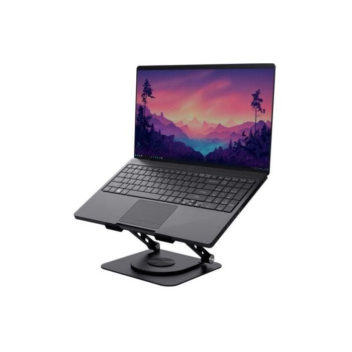 Trust Soporte elevador metálico plegable para portátil 25482, hasta 16", giratorio y altura ajustable 1 Trust Soporte elevador metálico plegable para portátil 25482, hasta 16", giratorio y altura ajustable 1