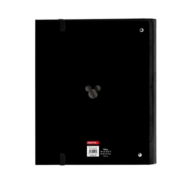 Carpeta de anillas Mickey Mouse Clubhouse Negro 27 x 32 x 3.5 cm 1 Carpeta de anillas Mickey Mouse Clubhouse Negro 27 x 32 x 3.5 cm 1