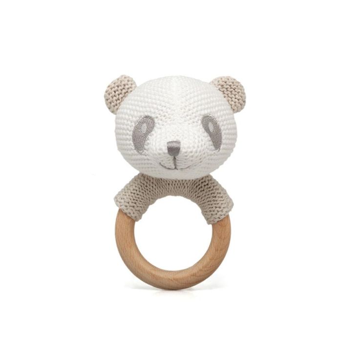 Mordedor Panda Madera Y Algodón 2 Mordedor Panda Madera Y Algodón 2