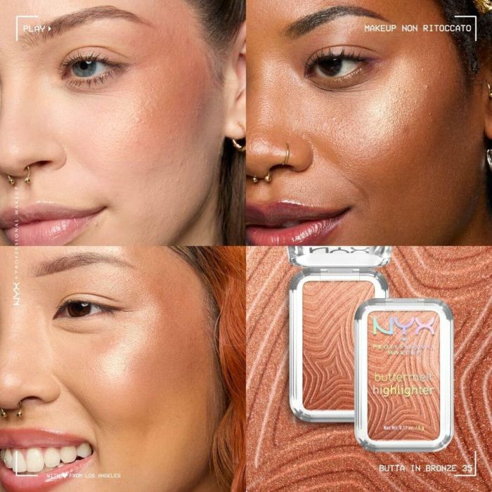 Set de Maquillaje NYX BUTTERMELT HIGHLIGHTER 9 Set de Maquillaje NYX BUTTERMELT HIGHLIGHTER 9