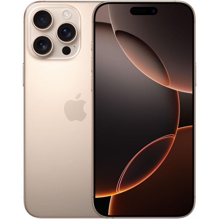 Apple iPhone 16 Pro Max 256GB Desert Titanium - Smartphone iOS 18 con Pantalla Super Retina XDR de 6.9"