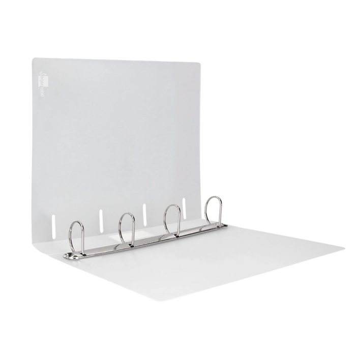Liderpapel Carpeta 4 Anillas Mixtas 40 mm Polipropileno DIN A4 Transparente 7