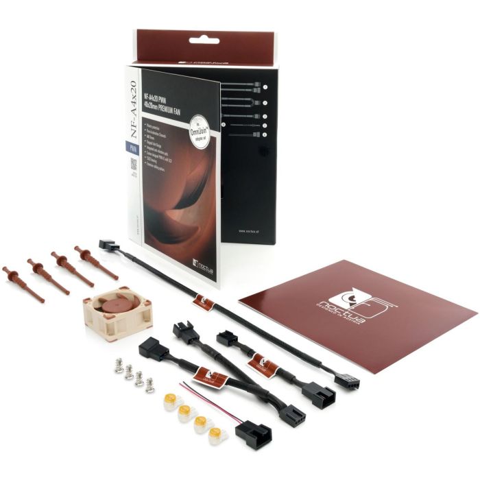 Noctua NF-A4x20 PWM Fan - 40mmNF-A4x20 PWM, Computer case, 3 Noctua NF-A4x20 PWM Fan - 40mmNF-A4x20 PWM, Computer case, 3