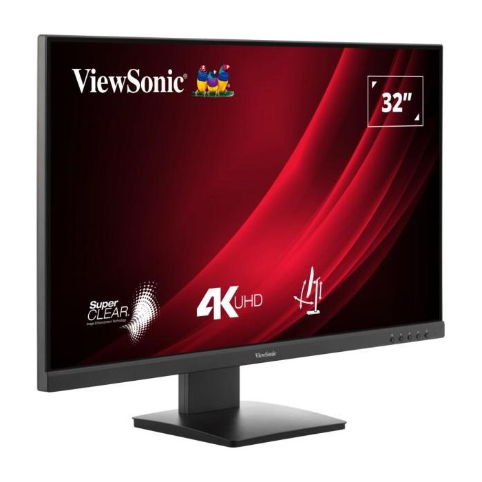 ViewSonic VG3208-4K Monitor 32" 4K UHD (3840x2160) VA HDR10 4ms 60Hz con 2xHDMI y DisplayPort Negro 1