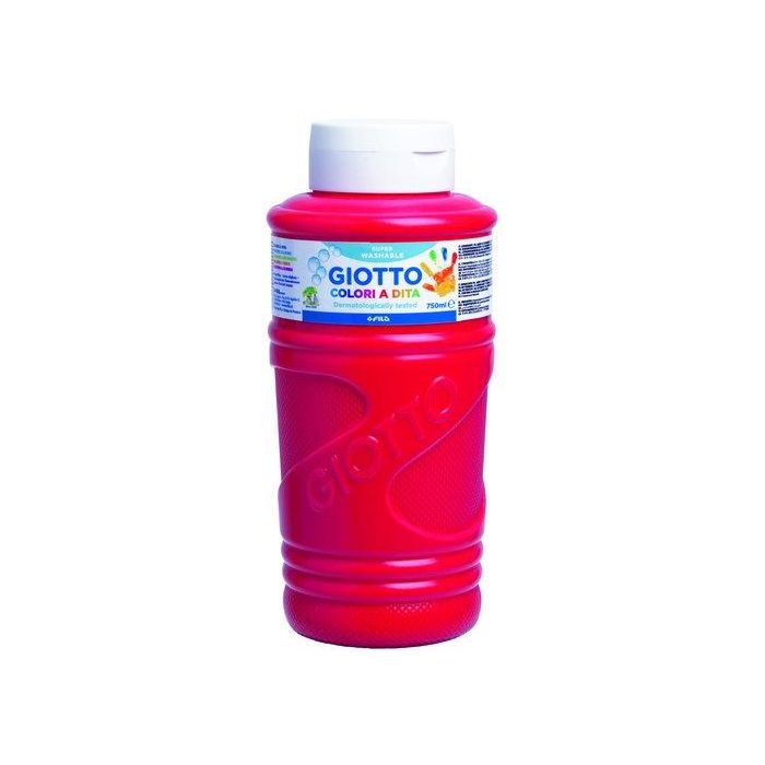 Giotto Pintura De Dedos 750 mL Color Rojo
