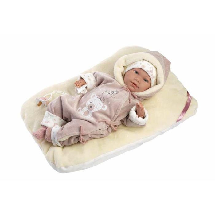 Muñeca lala llorona con buzo ositos 42cm cuerpo tela Muñeca lala llorona con buzo ositos 42cm cuerpo tela