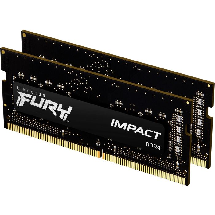 Kingston FURY Impact 16 GB DDR4-3200 SODIMM, 1.2V CL20 para portátiles AMD Ryzen e Intel XMP, Plug N Play 0 Kingston FURY Impact 16 GB DDR4-3200 SODIMM, 1.2V CL20 para portátiles AMD Ryzen e Intel XMP, Plug N Play 0