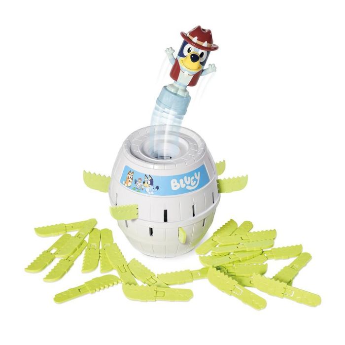 Bizak 30693659 Salta Bluey Juego de Mesa Habilidad y Acción - ¡Haz saltar a Bluey! Contiene figura, 2-4 jugadores, +4 años Bizak 30693659 Salta Bluey Juego de Mesa Habilidad y Acción - ¡Haz saltar a Bluey! Contiene figura, 2-4 jugadores, +4 años